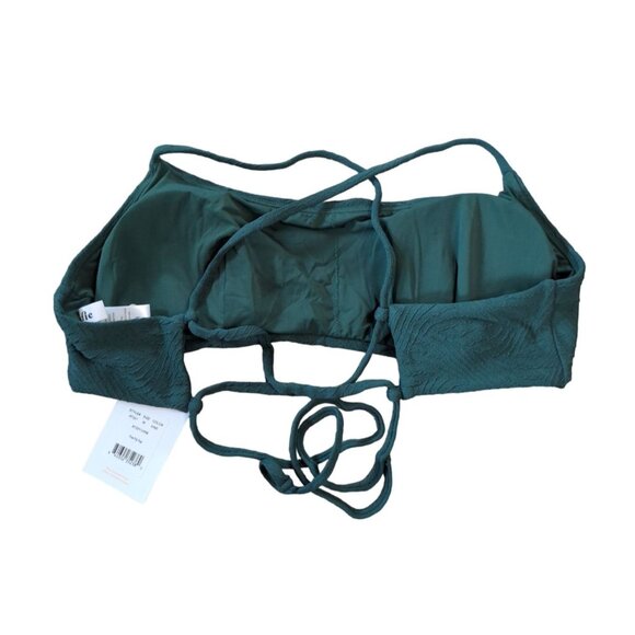 Andie Swim The Figi Top Vine Green Textured Size Medium - Picture 7 of 8